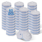 Akopryc 60pcs Toilet Cleaner Refill Pads for Clorox Wand, Upgrade 3-Layer Toilet Scrubber Refills, Won't Fall Apart, Powerful Foam, Safe On Porcelain, Bathroom Cleaning Essentials