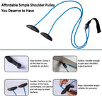 Shoulder Pulley Over The Door Physical Therapy System, Exercise Pulley for Physical Therapy, Alleviate Shoulder Pain and Facilitate Recovery from Surgery (10PCS-Blue)