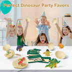 Dino Fossil Eggs Dinosaur Toys - 12 Dinosaur Eggs Dig Excavation Kit w Play Mat for Kids Ages 5-7 Easter Basket Essentials STEM Toy Christmas Birthday Gift for Boys Girls 3 4 5 6 7 8 + 8-13 Years Old