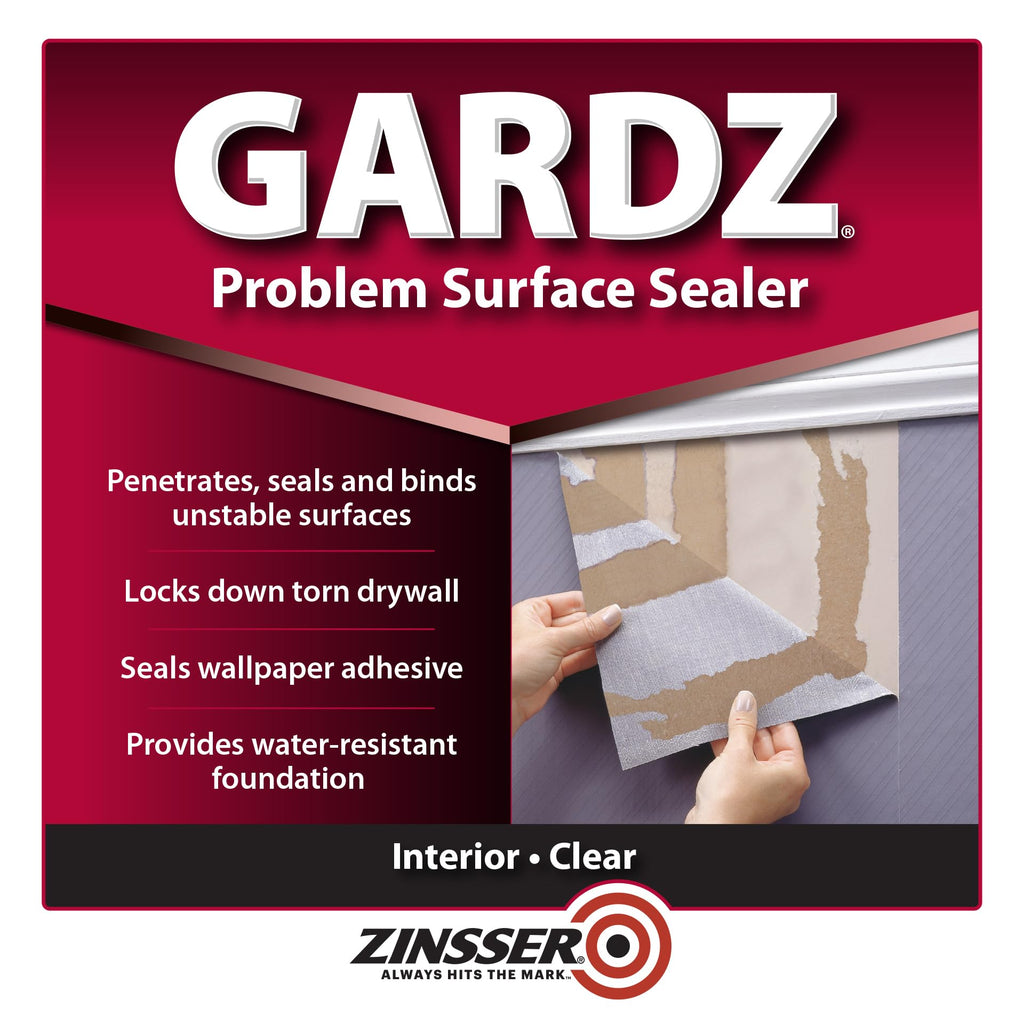 qt Zinsser 02304 Clear Zinsser, Gardz Water-Based Problem Surface Sealer