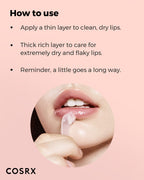 COSRX Lip Care Balm for Dry Chapped Lips, Enriched with Shea Butter, Sleeping Mask, Korean Skin Care, Animal Testing-Free, Artificial Fragrance-Free, Parabens-Free (Lip Butter)