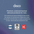 Disco Men's Eye Bag Treatment, Roller Serum for Men, Under Eye Cream Natural Caffeine Anti Aging Stick Balm, Reduce Puffiness, Wrinkles, Dark Circles, Crows Feet, Bags, Dark Circles, Lines, Puffiness