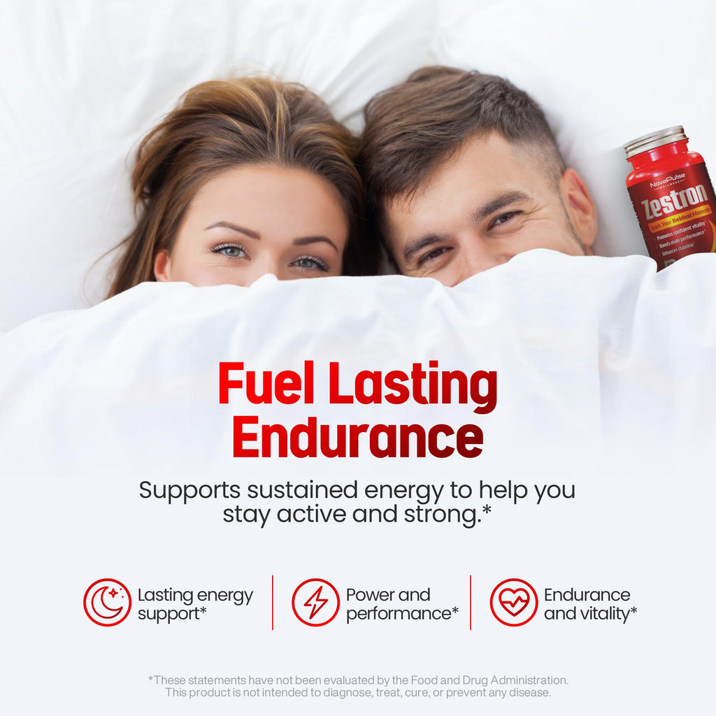 Male Enhancing Supplement Fast Acting Enlargement Pills for Men - Enhanced Size, Drive, Blood Flow, Libido, Testosterone Booster, Strength, Endurance - Boost Performance & Confidence - 60 Capsules