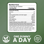 Cured 3 in 1 - Pure Himalayan Shilajit Gummies for Men & Women | Sea Moss Ashwagandha, & Manuka Honey Organic with 85+ Trace Minerals | All-Natural & 100% Vegan | Non-GMO | Made in America