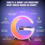 5 in 1 LED Table Lamp with Wireless Charging Bluetooth Speaker