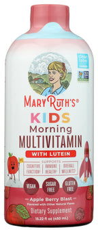 MaryRuth's Kids Liquid Morning Multivitamin | Kids Multivitamin | Immune Support | Vitamin C & D | Kids Vitamins | Kids Vitamins multivitamin | Vegan | 30-180 Servings | 15.22 fl oz