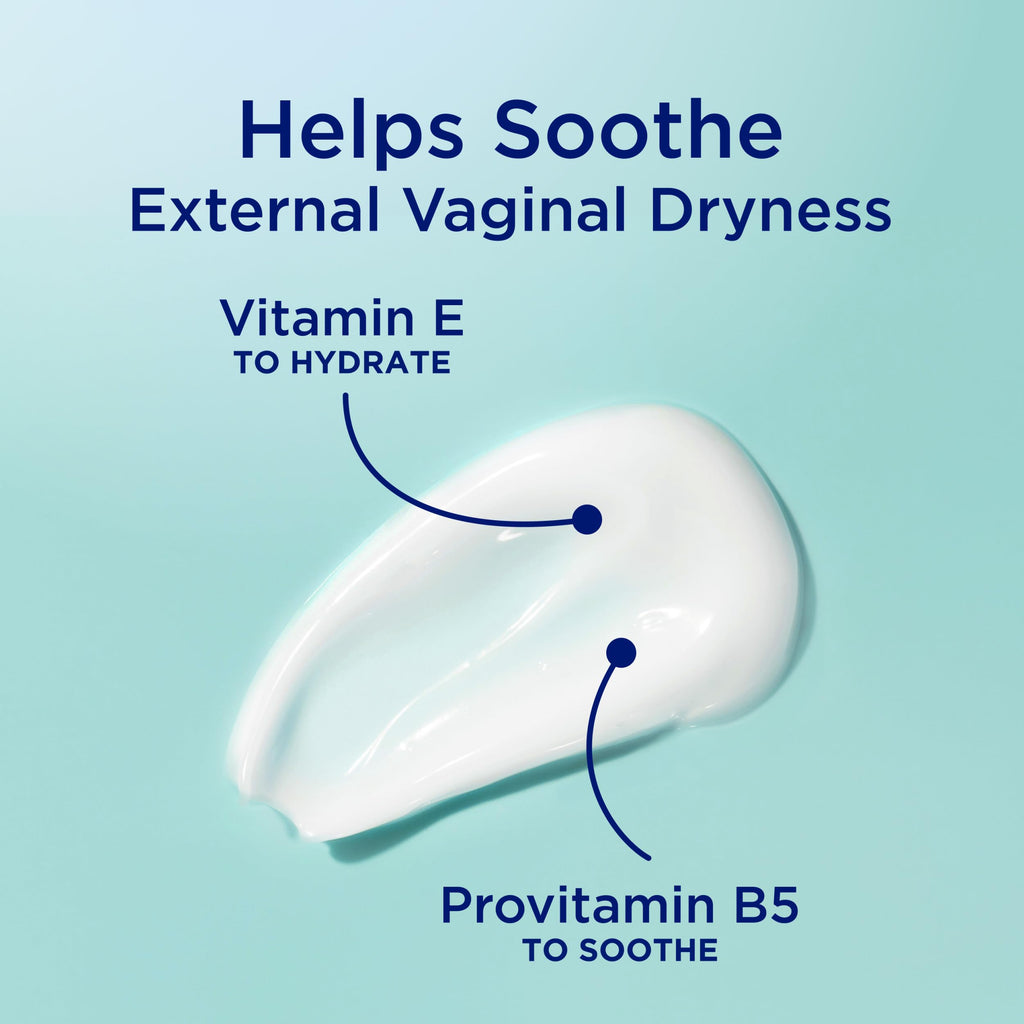 Replens External Comfort Gel for Vaginal Dryness, Fragrance Free Daily Comfort Gel, Hormone-Free, 1.5 oz (Pack of 2)