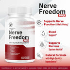 Nerve Freedom Pro - NerveFreedom Pro Capsules, Supplement Support, NerveFreedom All Natural Ingredients, Health Support Advanced Formula, 300 Capsules for 5 Months