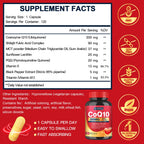 Quinovit CoQ10 300mg with PQQ & Shilajit - Powerful Antioxidant for Heart & Brain Health and Energy Production - High Absorption with Bioperine Coenzyme Q10 Supplements - 120 Capsules