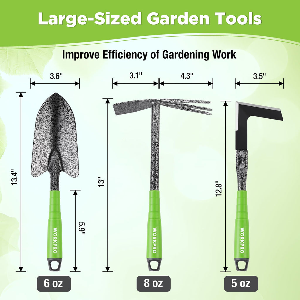 WORKPRO 6-Piece Garden Tool Set