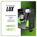 Vivioptal Lux, 90 Softgels, Adult Vitamins, Improve Visual Performance, Omega 3, Zinc, and Vitamin C & E, Multivitamin & Multimineral, Gluten Free, German Formula