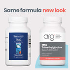 Allergy Research Group ARG TMG Trimethylglycine - Supports Cardiovascular & Liver Health - Delivers 750 mg Trimethylglycine per Serving - Vegetarian & Hypoallergenic - 100 Servings - 100 Capsules