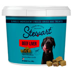 Stewart Freeze Dried Dog Treats, 100% Beef Liver, 21 oz Tub