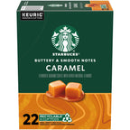 Starbucks K-Cup Coffee Pods, Caramel, 22 Count