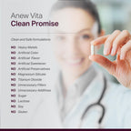 Anew Vitaㅤ Policosanol Supplement - Healthy Lipid Levels, Platelet Function & Circulation, Cuban Sourced Sugarcane, 40mg per Serving, Non-GMO, Gluten-Free - 120 Veggie Capsules, Made in USA