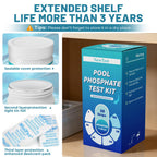 NewTest Pool Phosphate Test Kit: 50CT Professional Phosphate Test Strips for Swimming Pools Water Accurate & Easy to Read (50)