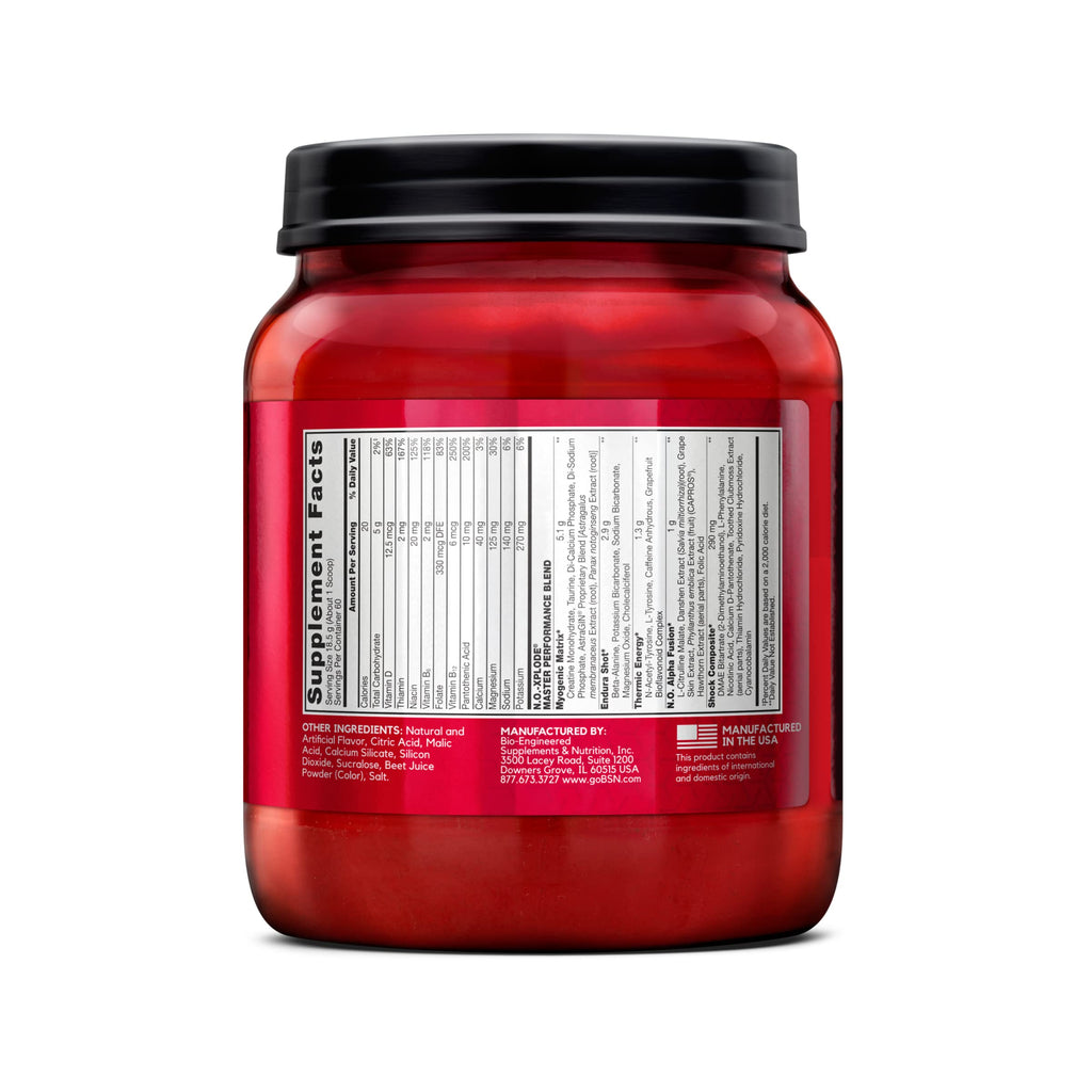 BSN N.O.-XPLODE Pre Workout Powder, Energy Supplement for Men and Women with Creatine and Beta-Alanine, Watermelon, 60 Servings, 2.45 Pound (Packaging May Vary)