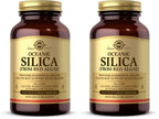 Solgar Oceanic Silica from Red Algae 25 mg,100 Vegetable Capsules - Excellent Source of Calcium,Supports Bone Health - Non-GMO,Vegan,Gluten Free,Dairy Free,Kosher - 50 Servings,(Pack of 2)