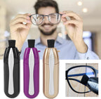3Pcs Glasses Cleaner, Eyeglass Cleaner Portable Eyeglass Cleaning Kit, Lens Cleaner with Microfiber Tech Portable Mini Sunglasses Brush Cleaning Tool, Easily to Carry for Travel Commutes Office School