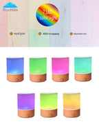 BlueHills Premium 4000 ML XL Essential Oil Diffusers - 70 Hour Run Aromatherapy Diffuser & Air Humidifier Mist for Large Room 7 LED Colors Oil Big Diffuser Essential Oils for Home w/Auto Shut Off E403