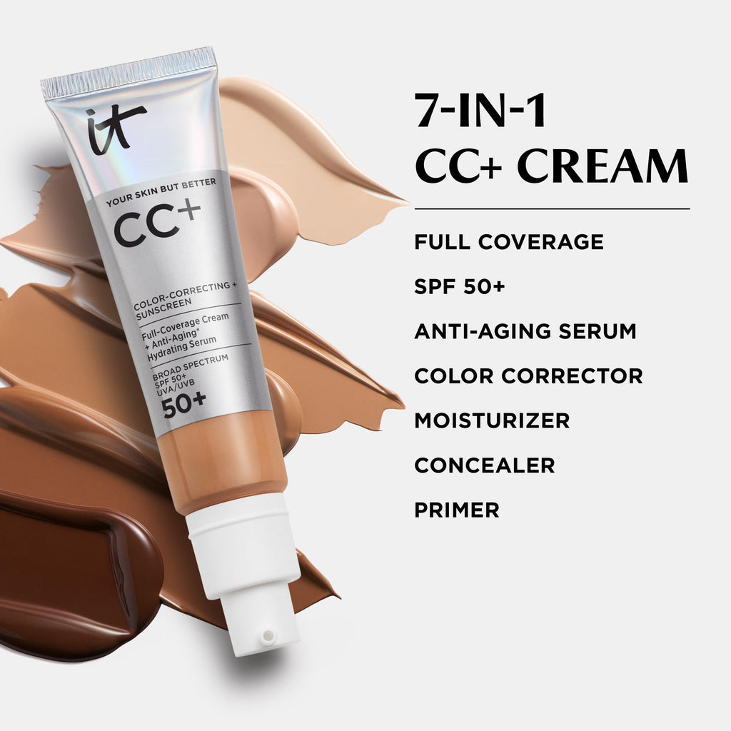 IT Cosmetics CC+ Cream with SPF 50+ - Medium (N) - 1.08 fl oz