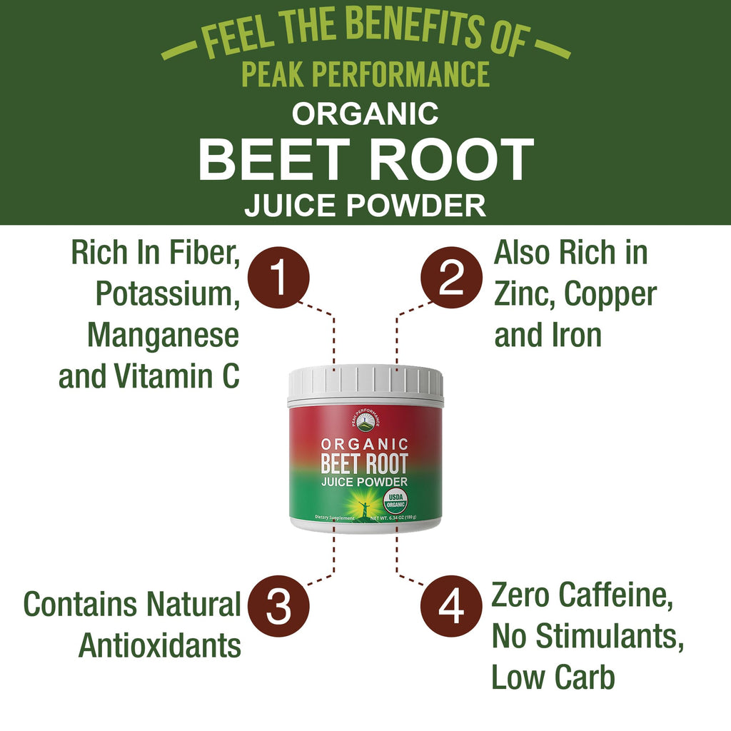 Purity Super Reds Organic Beet Root Powder - Ultra High Purity Super Food Beets Juice ...