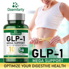 doemfarty GLP-1 Supplement, GLP-1 Support Capsules with Berberine, Naturally GLP1 Production, GLP-1 Probiotic Capsules for Women & Men, 60 Count