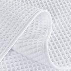POLYTE 430 GSM Microfiber Lint Free Hand Towel, 16 x 30 in, 4 Pack (Waffle Weave)