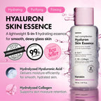 Hanskin Hyaluron Skin Essence Toner – Korean Hydrating Toner for Glass Skin | Hyaluronic Acid & Collagen | Lightweight Moisturizing Astringent for Dry, Sensitive & Dull Skin | K-Beauty (5.07 fl oz)