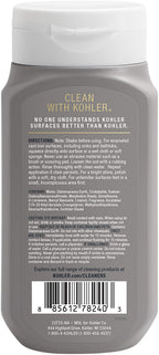 KOHLER K-23725-NA Cast Iron Cleaner, For Kitchen and Bathroom, 8 oz Bottle, Nonabrasive Cream-based Cleaner (Pack of 2)