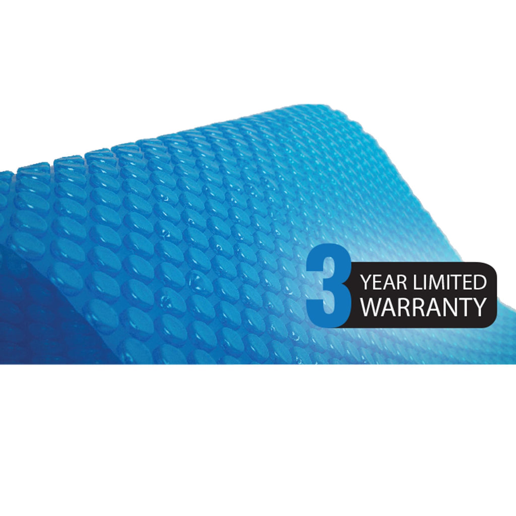 Blue Wave 24-ft Round Solar Pool Cover 8-Mil Blue – Solar Cover for Above Ground Pool, Thermal Bubble Blanket for Heat Retention & Reduced Evaporation