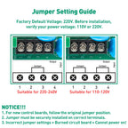 2026 GLX-PCB-RITE Control Board & GLX-PCB-DSP Display Board Set – Compatible with Hayward/Goldline Aqua Rite Saltwater Systems – Complete Pool Chlorinator Replacement Kit - Green
