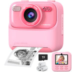 Kids Instant Digital Cameras for Boys and Girls, 1080P HD Dual-Lens Selfie Digital Camera with Print Paper & TF Card, Christmas Birthday Gifts Toys for Toddler and Teenagers Age 3-16 Years Old