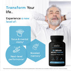 Kaitamin NSF & Eurofins Tested Brain Supplement for Memory & Focus – Nootropic | Ginkgo Biloba, Huperzine A, Bacopa Monnieri, Phosphatidylserine, Caffeine-Free Gelatin (30)