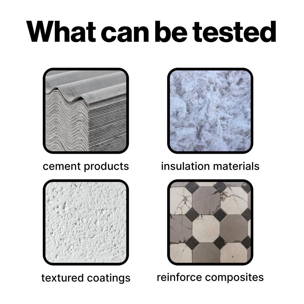 Asbestos Test Kit - Sample Only Testing - 72hr (3 Business Day) NVLAP lab Result with lab Testing fee Included. (1 Samples)