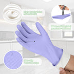 Jsocoah Rubber Kitchen Dishwashing Gloves, 5 Pairs Eusable Cleaning Gloves For Washing Dishes, Bathroom, Pet care, Garden Non-Slip Durable Rubber Gloves For Daily Use (Medium)