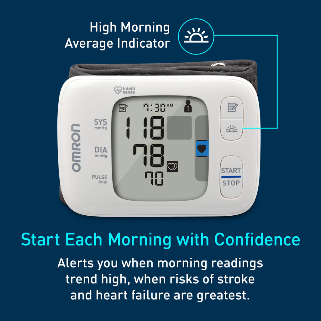 OMRON Gold Wireless Wrist Blood Pressure Monitor for Home Use - #1 Doctor & Pharmacist Recommended Brand - Clinically Validated - Connect App