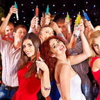 JOLLY PARTY 40 Pack Jelly Shot Syringes, 2 oz Jelly Shot Syringe With Caps, Reusable Plastic Syringe for Jelly Shot, Halloween Jelly Shot Syringes for Party, Christmas, Thanksgiving