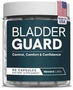 Bladder Guard – Bladder Control Supplements – Urinary Tract Health for Women & Men – Pumpkin Seed Extract & Soy Germ Formula – 60 Capsules