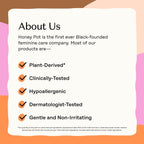 The Honey Pot Company - 64ct - Sanitary Pads for Women - Non-Herbal Heavy Overnight w/Wings - Organic Cotton Cover & Ultra-Absorbent Pulp Core - Feminine Care