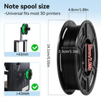 Dynta 3D Printer Filament 250g 53mm Spool - 1.75mm High Precision Regular PLA Compatible with FLASHFORGE, Bambu Lab A1, Creality Ender-3 V3, Black, White, Red, Green, Blue, Purple for Beginners