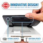 Powerful Magnetic Vent Covers (3-Pack) that Will Never Fall Off (Upgraded Design) - for Sealing Floor/Wall/Ceiling Registers of Width 5.25" to 6", Length 13.25" to 14" | Vent Not Included | White