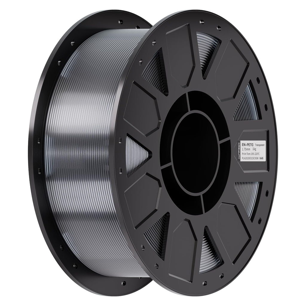 Creality PETG Filament 1.75mm, 3D Printer Filament 1KG, Transparent
