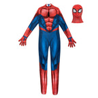 MARVEL Spider-Man Official Adult Deluxe Zentai Halloween Costume - Stretch Spandex with Hidden Zippers and Wrist Slits (M)