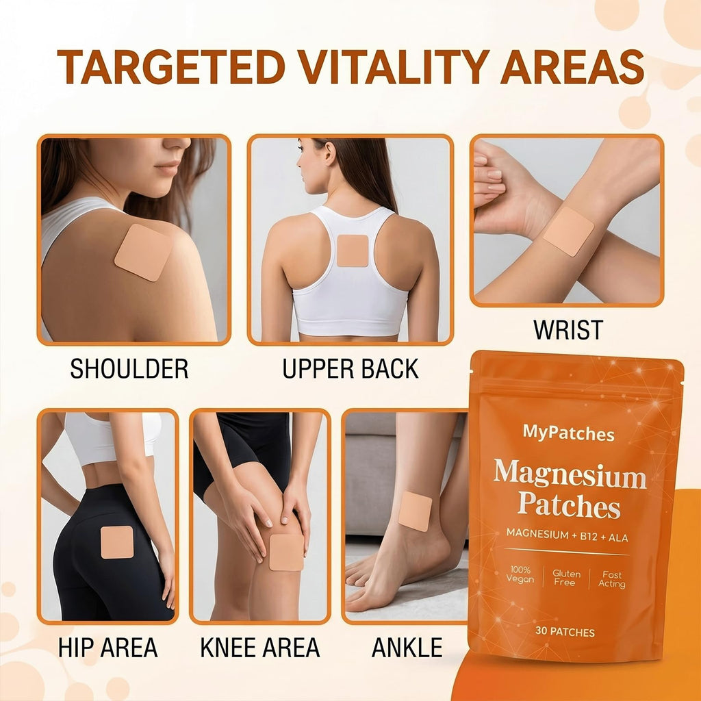 RCSCBC My Patches Nerve Patch, Mypatches Nerve Relief Patches, Natural Ingredients, for Knee, Back, Neck, Shoulder, 30 Patch (1)