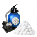 LYQC 1.5 lbs Pool Filter Balls Eco-Friendly Fiber Filter Media for Swimming Pool Sand Filters (Equals 25kg/50lbs Pool Filter Sand)