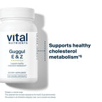 Vital Nutrients Guggul E & Z - Vegan Guggul Supplement - Cholesterol Supplement for Healthy LDL and Triglyceride Levels - Gluten, Dairy, Soy Free - Non-GMO - 60 Capsules