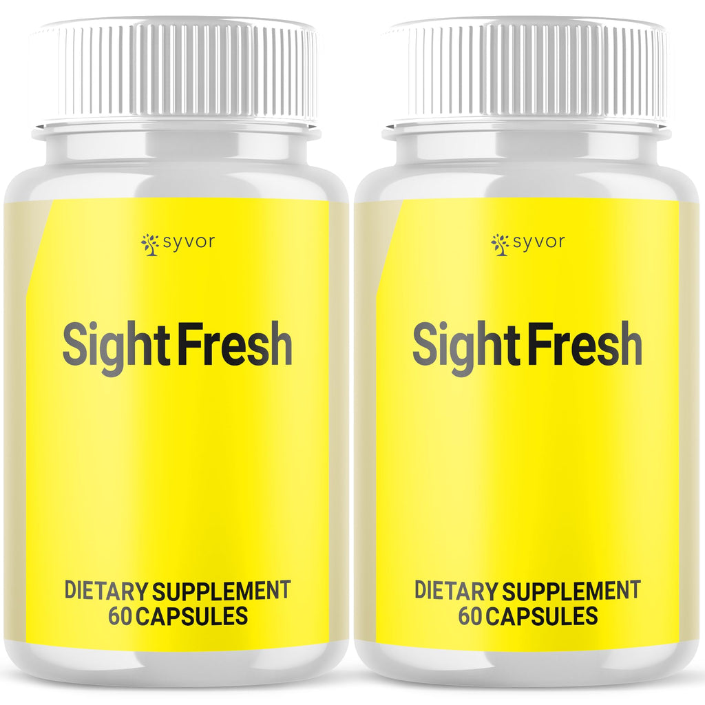 (2 Pack)Sight Fresh Capsules, Official Sight Fresh Advanced Vision Support Pills with All Natural Ingredients, SightFresh Supplement Supporting Eye Health with Maximum Strength Vitamins (120 Capsules)
