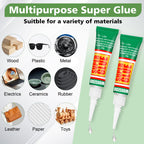 WOUSEDO 24 X 3g Super Glue Clear, Fast Drying Cyanoacrylate(CA) Glue