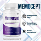 (3 Pack) Memocept Capsules, Official Memocept Pills with All Natural Ingredients, Advanced Vitamin Supplement Pills Supporting Health & Wellness, Max Strength Formula Crafted in the USA (180 Capsules)